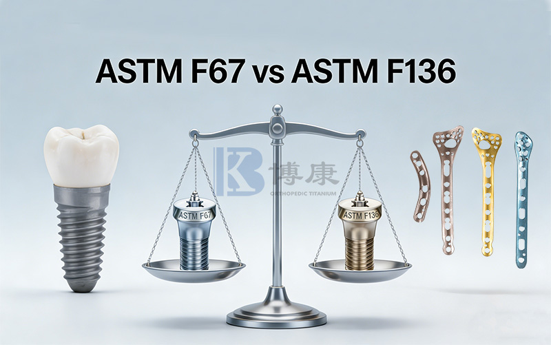 ASTM F67 vs ASTM F136: kompleksowy przewodnik po medycznych materiałach tytanowych